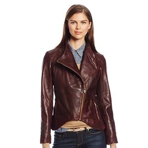 Elie Tahari Women's Beverly Leather Jacket
